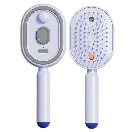 Electric Spray Hair Brush Rechargeable Water Spray Hair Brush Anti-Static Hair Brush Reduce Frizz Electric Steam Massage Comb
