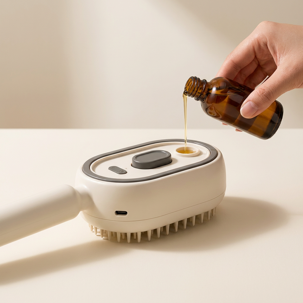 Klinaly Brosse Vaporisante 4-en-1